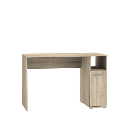 Arlo 1 Door Small Oak Desk Study Table - FurniComp