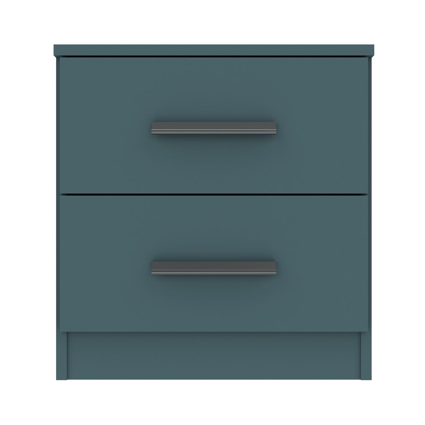 Axel 2 Drawer Anthracite Bedside Cabinet - FurniComp