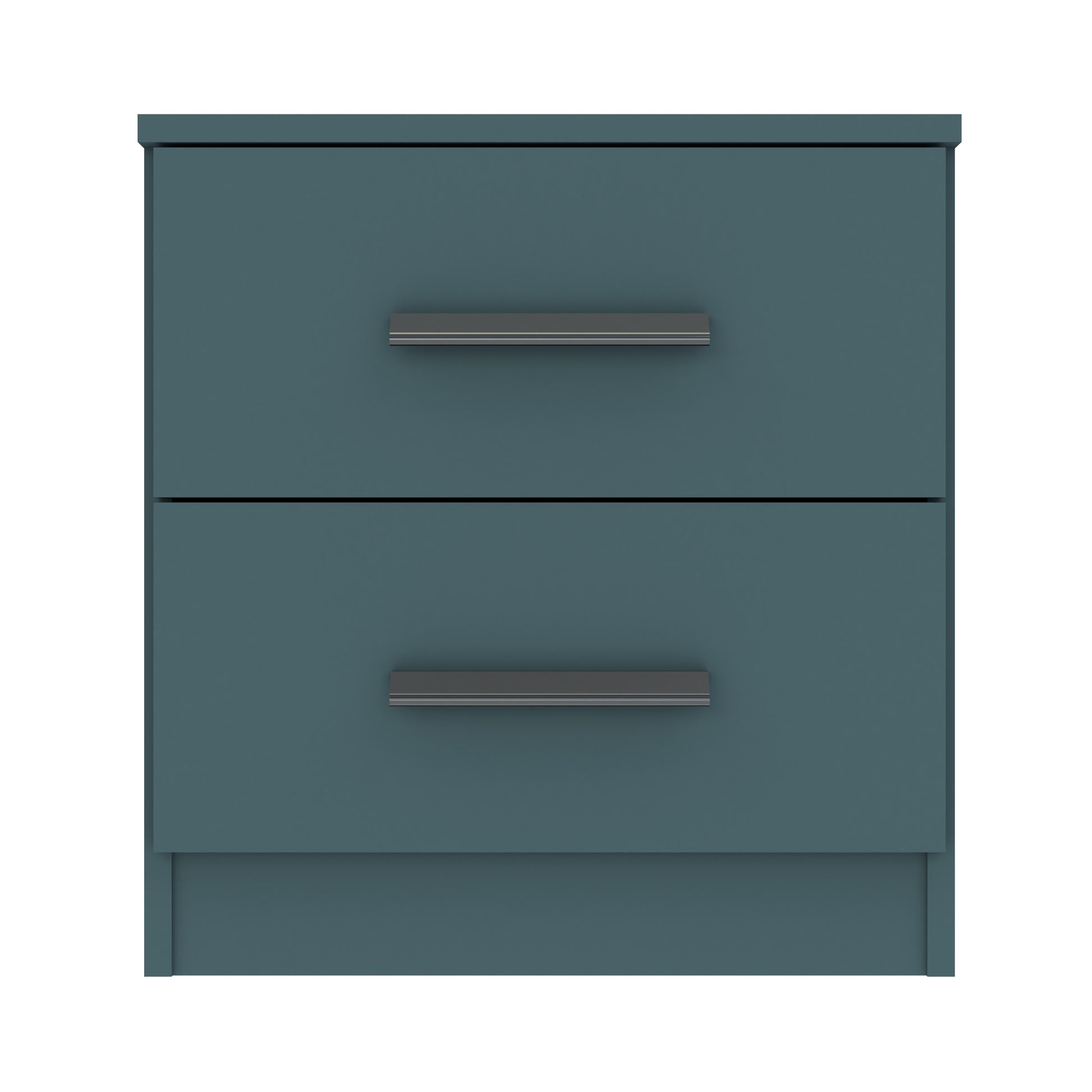 Axel 2 Drawer Anthracite Bedside Cabinet - FurniComp