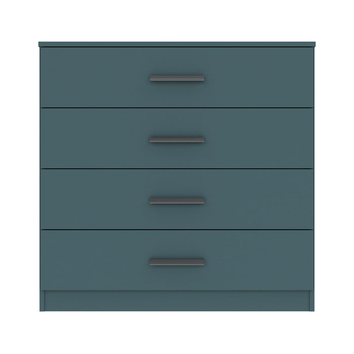 Axel 4 Drawer Anthracite Chest of Drawers - FurniComp