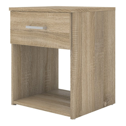Best 1 Drawer Oak Bedside - FurniComp