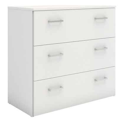 Best 3 Drawers White Chest of Drawer - FurniComp