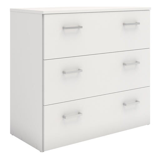 Best 3 Drawers White Chest of Drawer - FurniComp