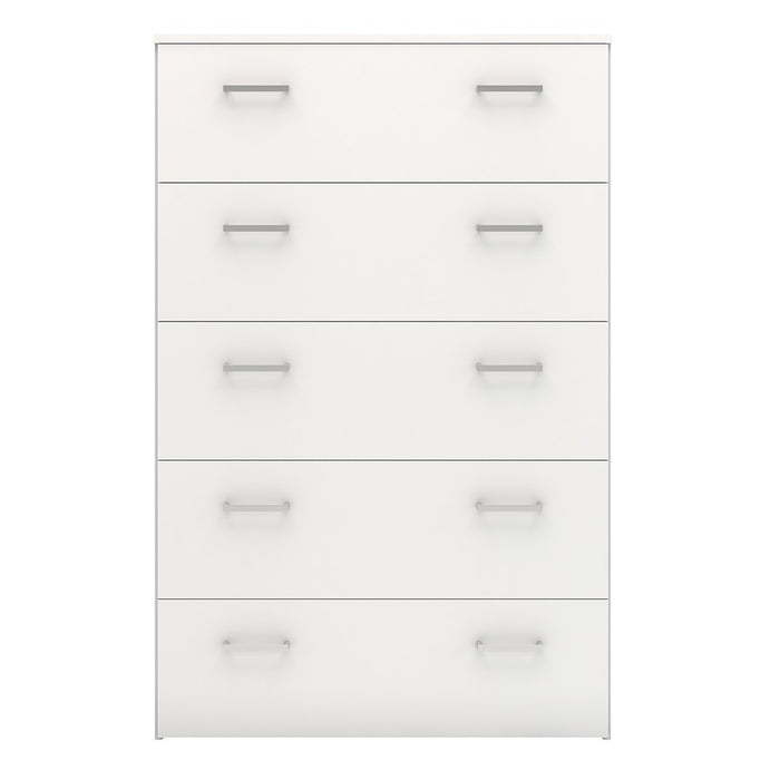 Best 5 Drawers White Chest of Drawer - FurniComp