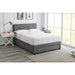 Bexley 3 Drawer Grey Fabric Bed Frame - FurniComp
