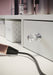 Blush 3 Drawer White Dressing Table with Angled Mirror - FurniComp
