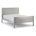 Bronx Dove Grey Lacquered Wooden Bed Frame - FurniComp