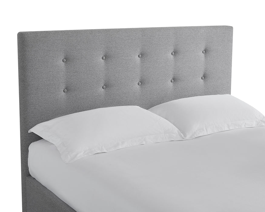 Burlington Grey Fabric TV Bed Frame - FurniComp