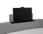 Burlington Grey Fabric TV Bed Frame - FurniComp