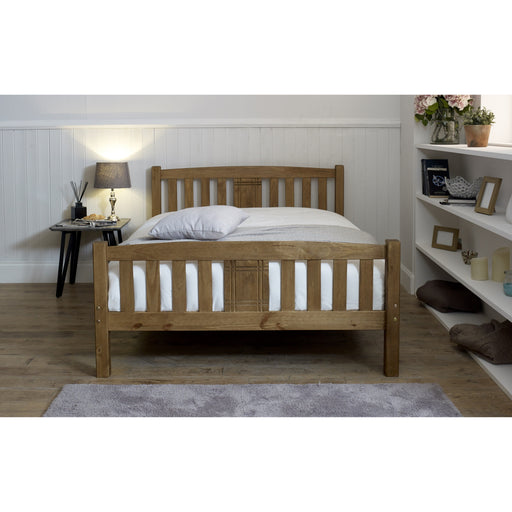 Camden Pine Wooden Bed - FurniComp