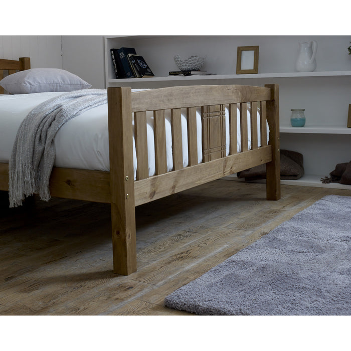 Camden Pine Wooden Bed - FurniComp