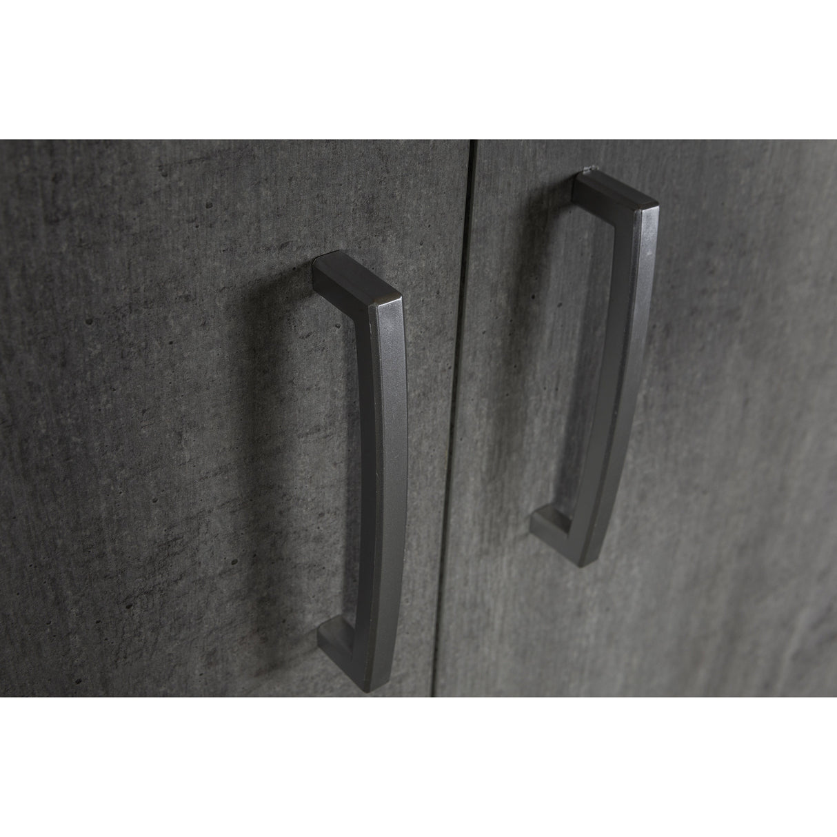 Capri 3 Door 2 Drawer Concrete Grey Wardrobe - FurniComp