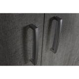 Capri 3 Door 2 Drawer Concrete Grey Wardrobe - FurniComp