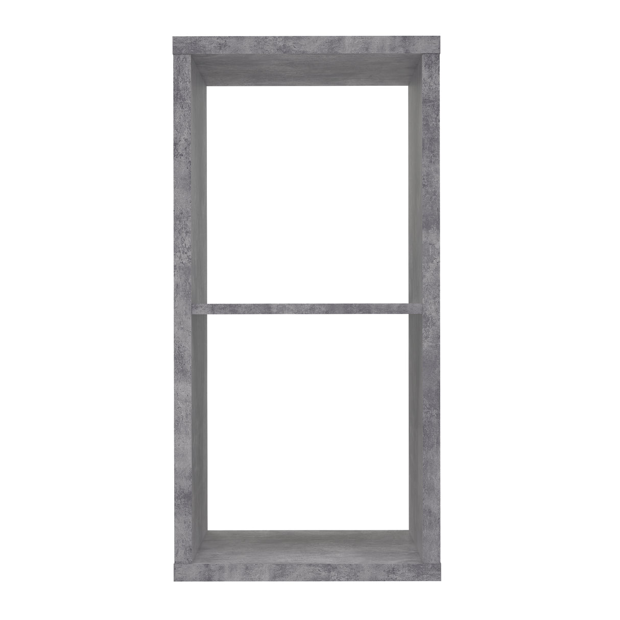 Cora 2 Tier Lamp Table/Bookcase in Concrete Grey - FurniComp