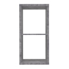 Cora 2 Tier Lamp Table/Bookcase in Concrete Grey - FurniComp