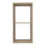 Cora 2 Tier Lamp Table/Bookcase in Sonoma Oak - FurniComp