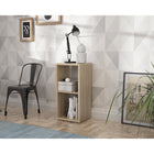 Cora 2 Tier Lamp Table/Bookcase in Sonoma Oak - FurniComp