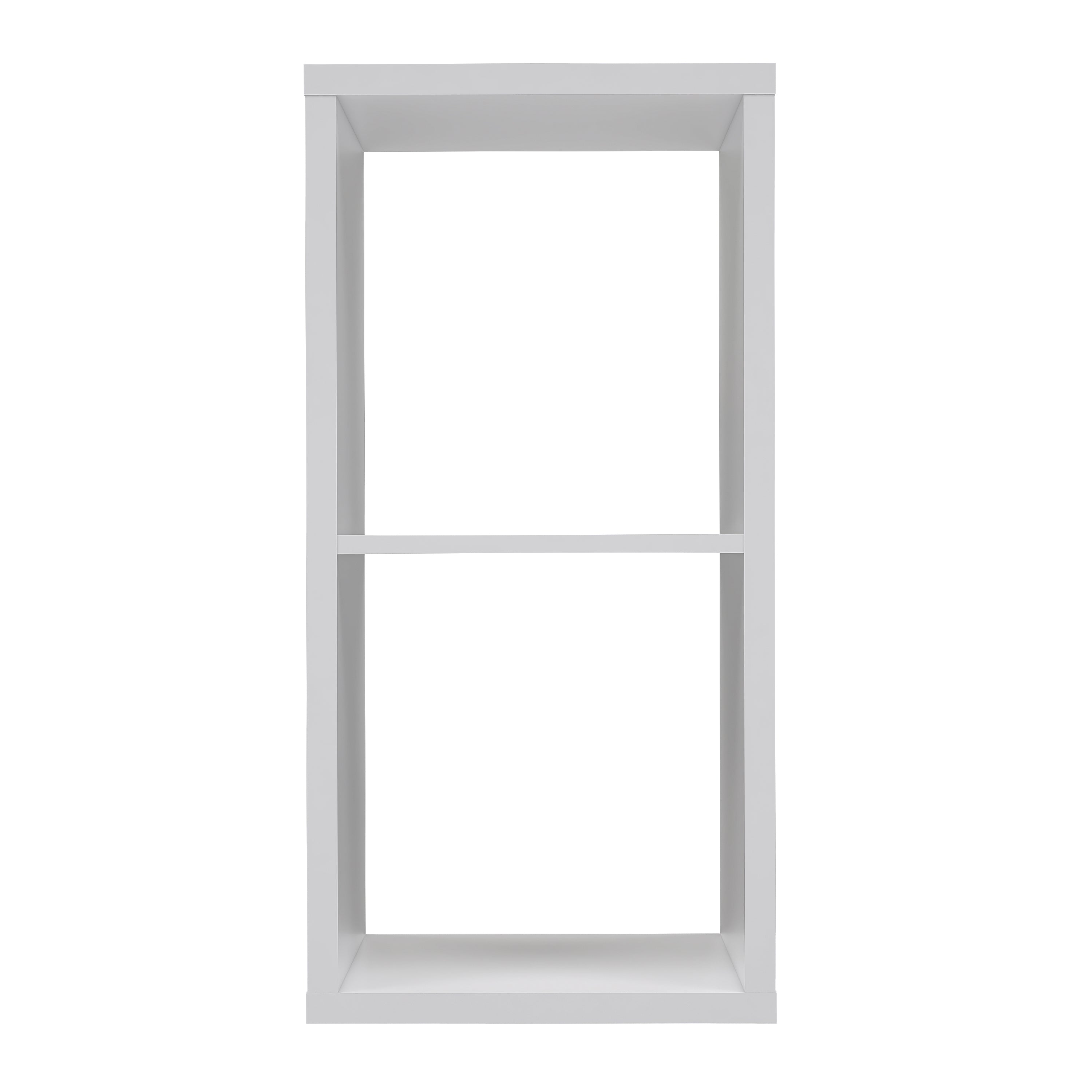 Cora 2 Tier Lamp Table/Bookcase in White - FurniComp