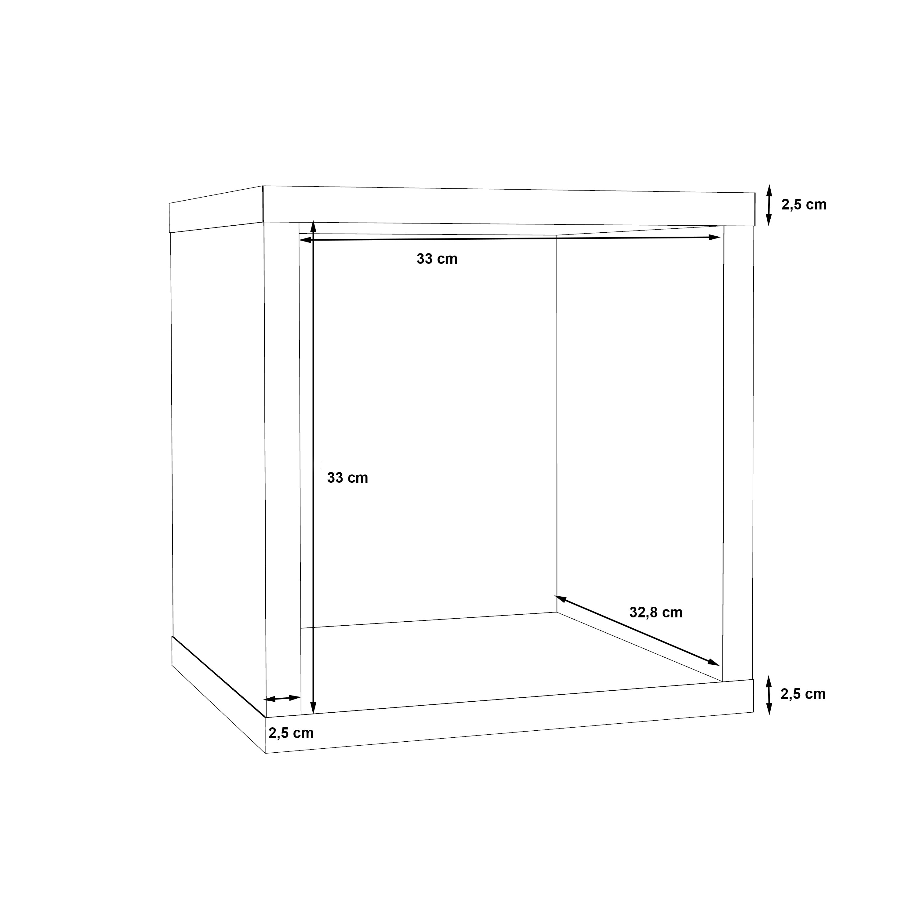 Cora Lamp Table/Bookcase in Concrete Grey - FurniComp