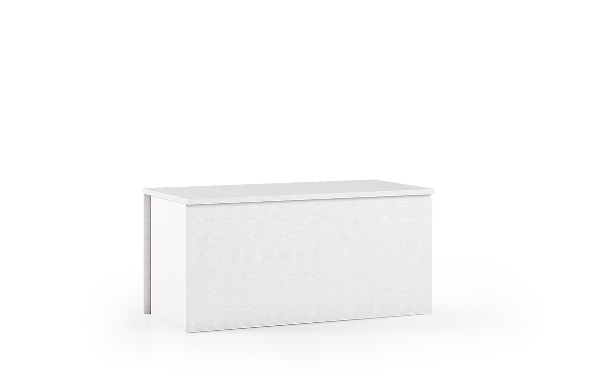 Cori White Wooden Storage Bench/Blanket Box - FurniComp