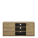 Faroe Oak 1 Door 3 drawer TV Cabinet - FurniComp