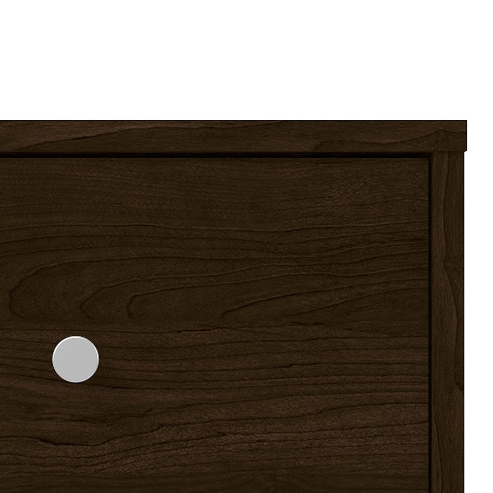 Felix 1 Drawer Dark Walnut Bedside - FurniComp