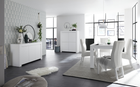 Roma Matt White Coffee Table - FurniComp