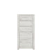 Florence White Oak 1 Door 3 Drawer Chest of Drawer - FurniComp
