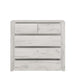 Florence White Oak 2+3 Drawer Chest of Drawer - FurniComp