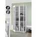 Glacia 2 Door White Gloss Glass Display Cabinet - FurniComp