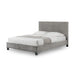 Haggerston Slate Grey Velvet Bed - FurniComp