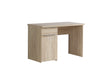 Iris 1 Door 1 Drawer Home Office Desk in Oak - FurniComp