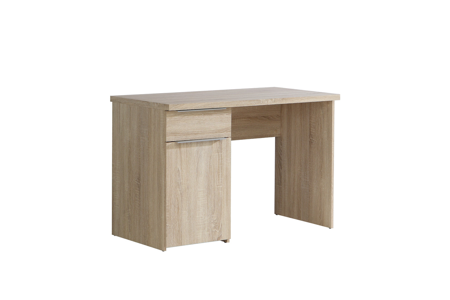 Iris 1 Door 1 Drawer Home Office Desk in Oak - FurniComp