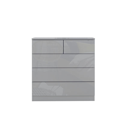 JAX 3+2 Grey Chest of Drawers - FurniComp