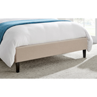 Kali Biscuit Fabric Bed Frame - FurniComp