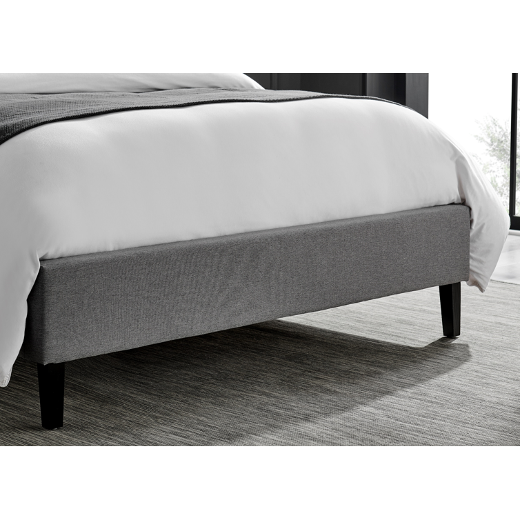 Kali Grey Fabric Bed Frame - FurniComp