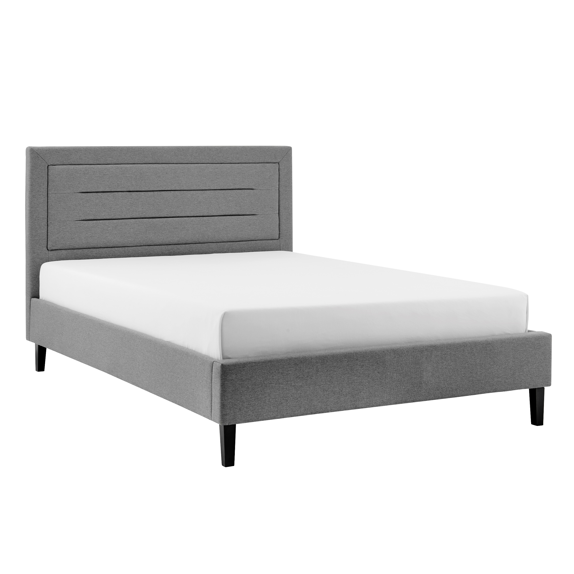 Kali Grey Fabric Bed Frame - FurniComp