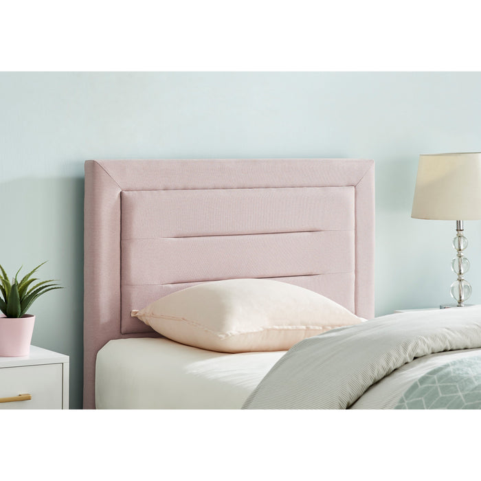 Kali Pink Fabric Bed Frame - FurniComp