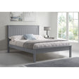 Kara Grey Painted Low Foot End Wooden Bed Frame - FurniComp