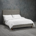 Layla Silver Velvet Fabric Bed Frame - FurniComp