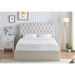 Lia Natural Fabric Storage Bed Frame - FurniComp