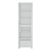 Lloyd Alpine White 2 Door 1 Drawer Display Cabinet - FurniComp