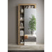 Lorenzo Natural Oak 1 Door Mirrored Tall Narrow Hallway Wardrobe - FurniComp