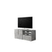 Lyon 1 Door 1 Drawer Small Concrete Grey TV Unit - FurniComp