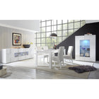 Lyon 2 Door 4 Drawer Large White Gloss Sideboard - FurniComp
