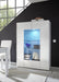Lyon 2 Door White Gloss Glass Display Cabinet - FurniComp