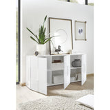 Lyon 3 Door Grey Gloss Sideboard - FurniComp