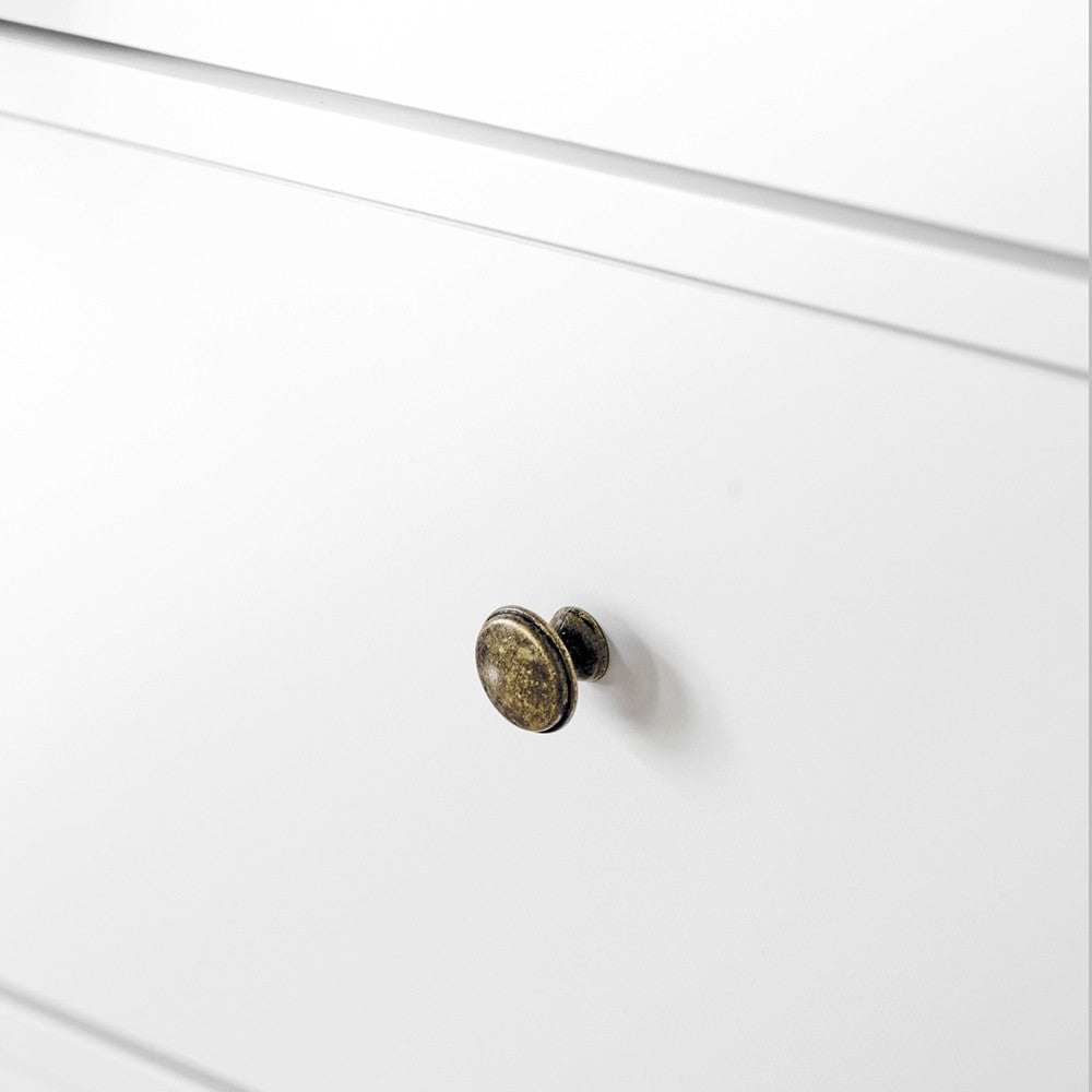 Marseille White 4 Drawer Chest of Drawer - FurniComp