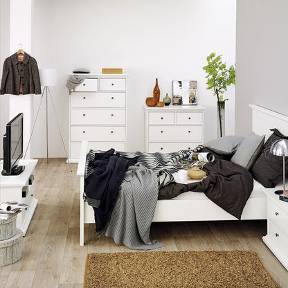 Marseille White 6 Drawer Chest of Drawer - FurniComp