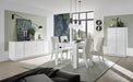 Milano 180cm White Gloss Dining Table - FurniComp